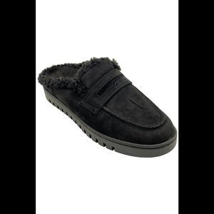 Vionic Women's Uptown Mule Shoes Black Nubuck - Medium